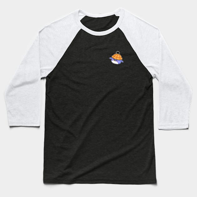 Cute little Penguin Baseball T-Shirt by Comrade Jammy